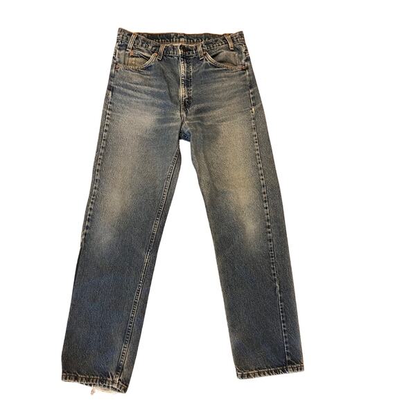 Vintage 90s Men's Orange Tab Levi's 505 Made in USA Jeans Size 32x30 - Picture 3 of 10